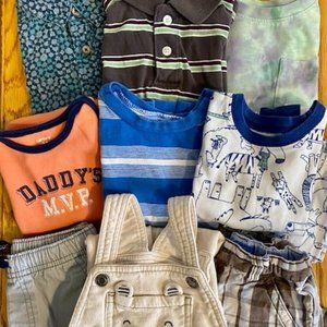 2T Boy's Clothing Lot: Carter's, Osh Kosh & More!